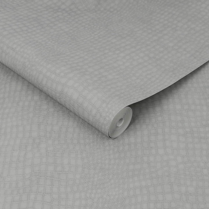 - Crocodile Grey Textured Wallpaper - 32 - 662 - Decor Warehouse