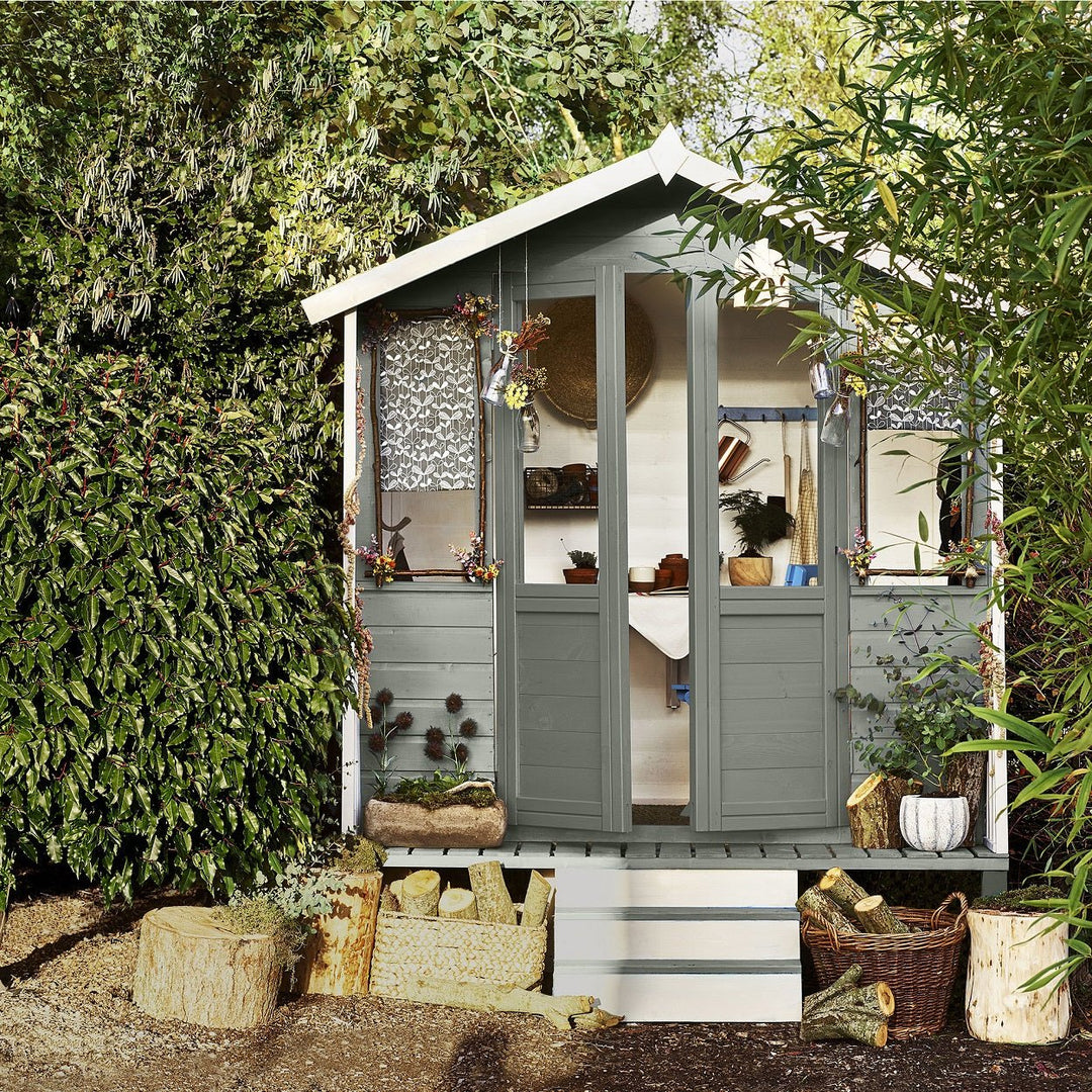  - Cuprinol Ducksback Fence & Shed Paint - Dusted Aloe 5L - 5701418 - Decor Warehouse