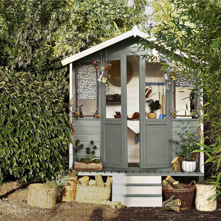  - Cuprinol Ducksback Fence & Shed Paint - Dusted Aloe 5L - 5701418 - Decor Warehouse