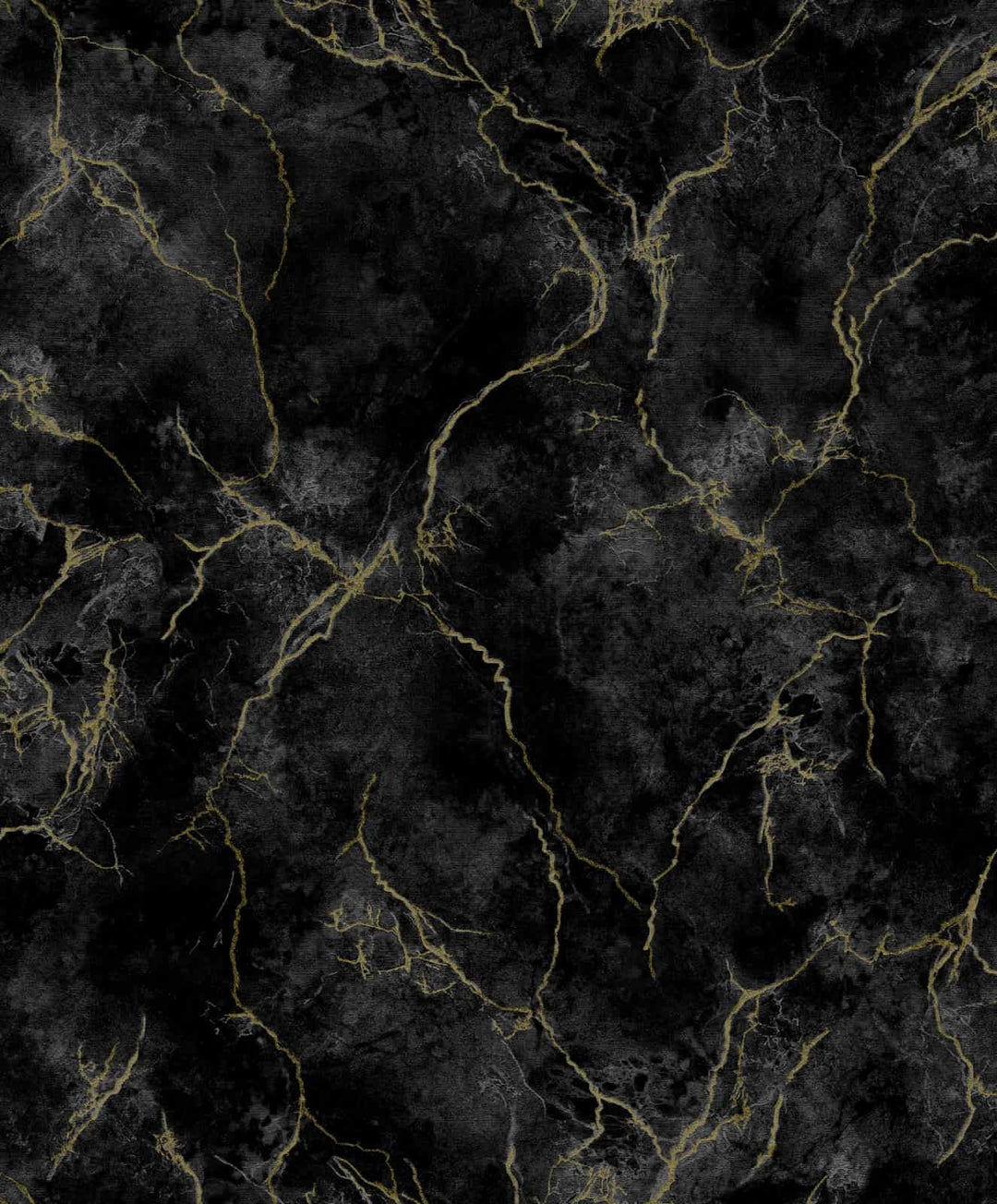  - Debona Verona Marble Black & Gold Vinyl Wallpaper - 9124 - Decor Warehouse