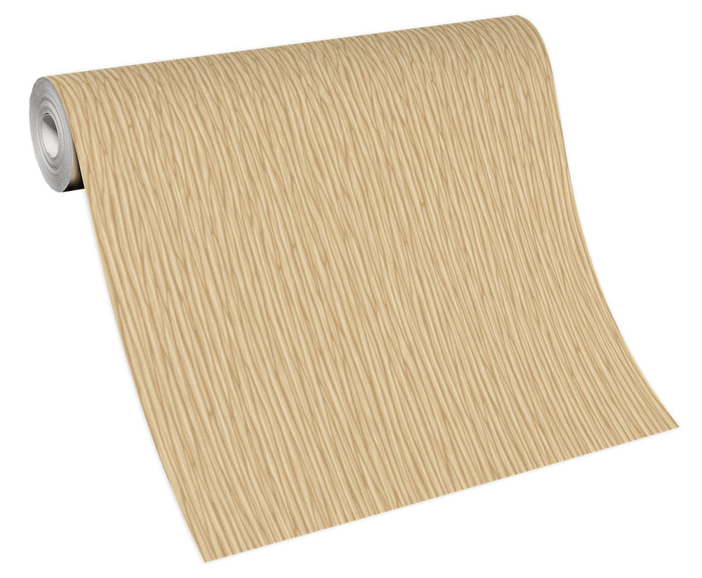  - Deluxe Spotlight - Plain Textured Non - Woven Gold Wallpaper - 10107 - 30 - Decor Warehouse