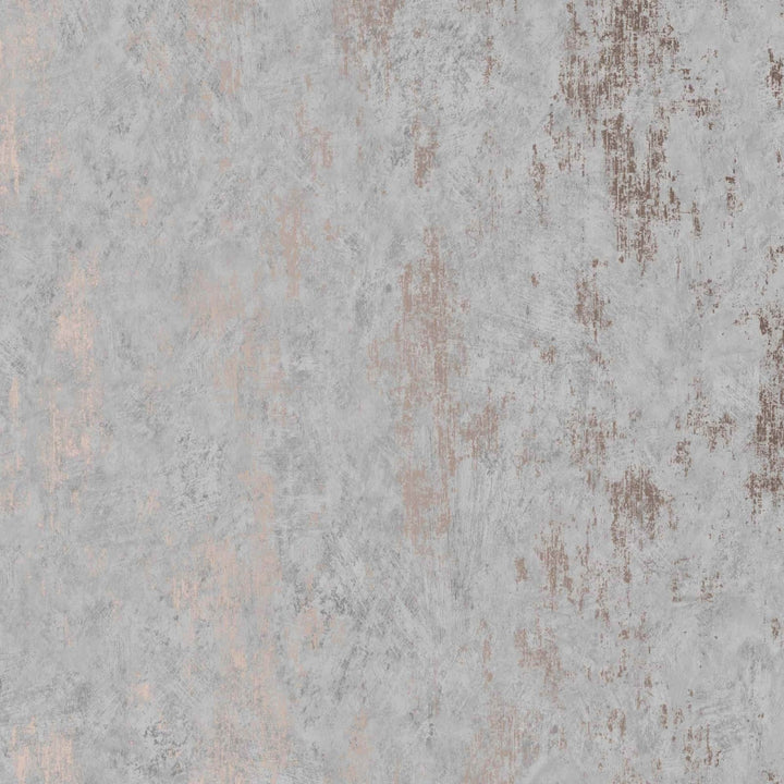 113255-Graham & Brown-Distressed Grey Rose Gold Textured Wallpaper-Decor Warehouse