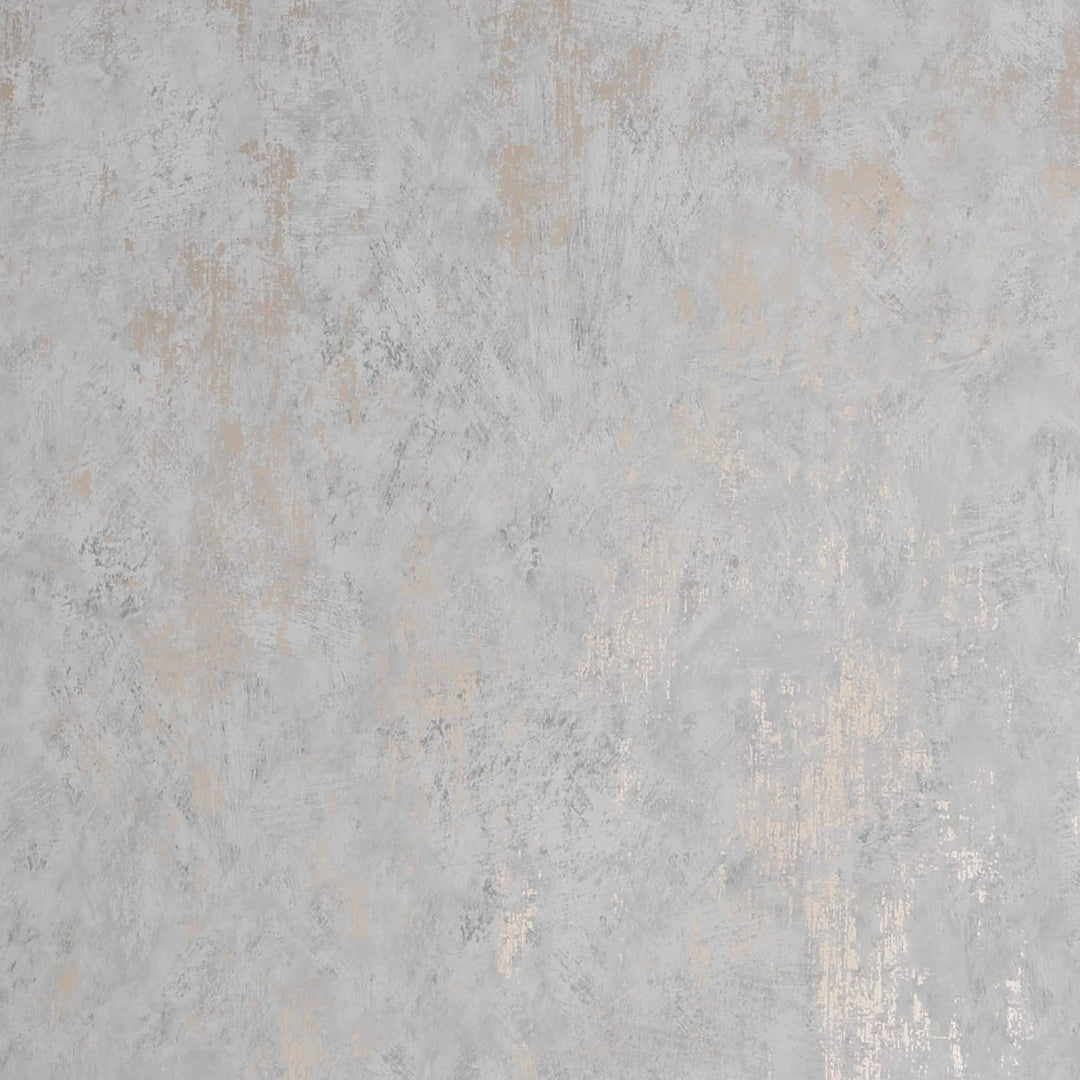 - Distressed Grey Rose Gold Textured Wallpaper - 113255 - Decor Warehouse