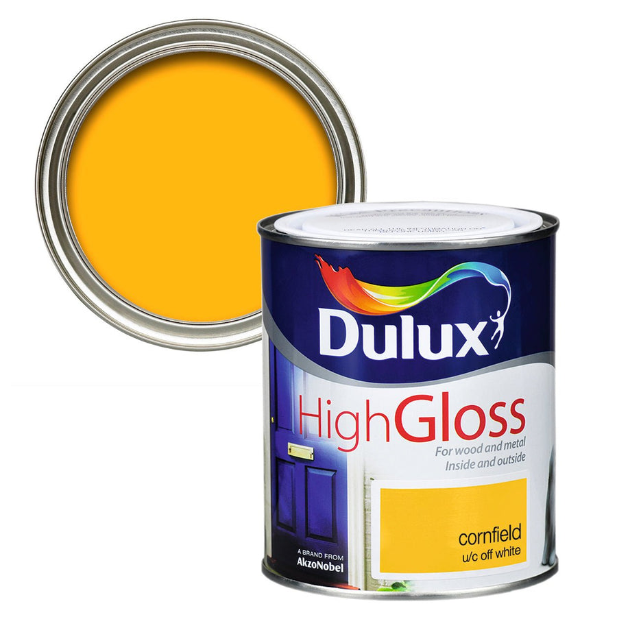 -Dulux-Dulux High Gloss Wood & Metal - Cornfield - 750ml-Decor Warehouse
