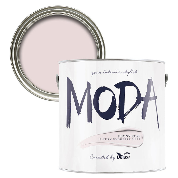  - Dulux Moda Peony Rose Paint 5L - 5487799 - Decor Warehouse