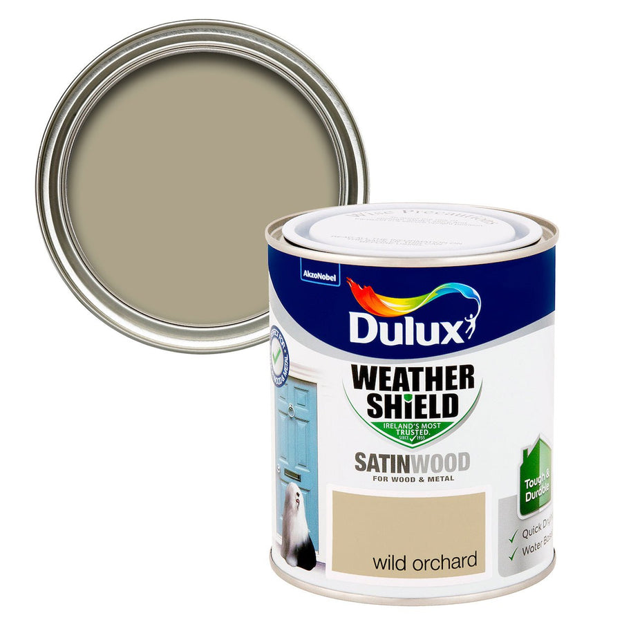 -Dulux-Dulux Weather Shield Satinwood- Wild Orchard Paint - 750ml-Decor Warehouse