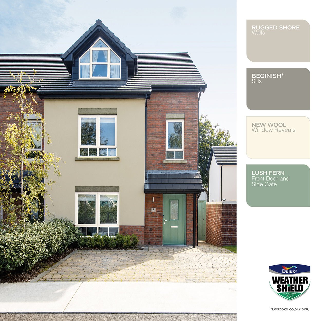 - Dulux Weathershield Satinwood - Lush Fern Paint - 750ml - Decor Warehouse