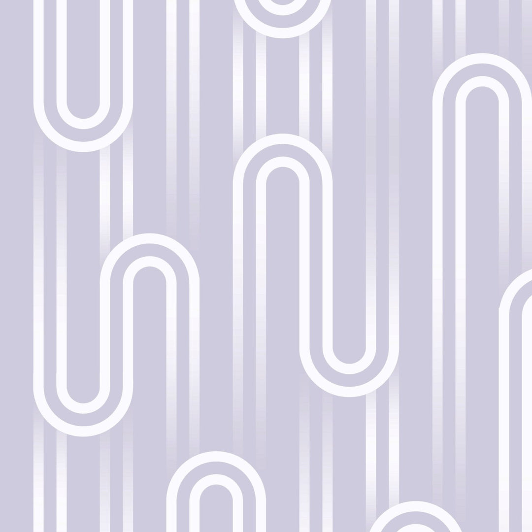  - Envy Ups and Downs Lavender Wallpaper - 118731 - Decor Warehouse