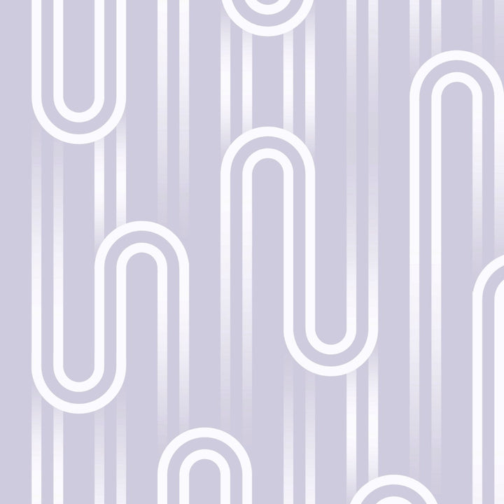  - Envy Ups and Downs Lavender Wallpaper - 118731 - Decor Warehouse