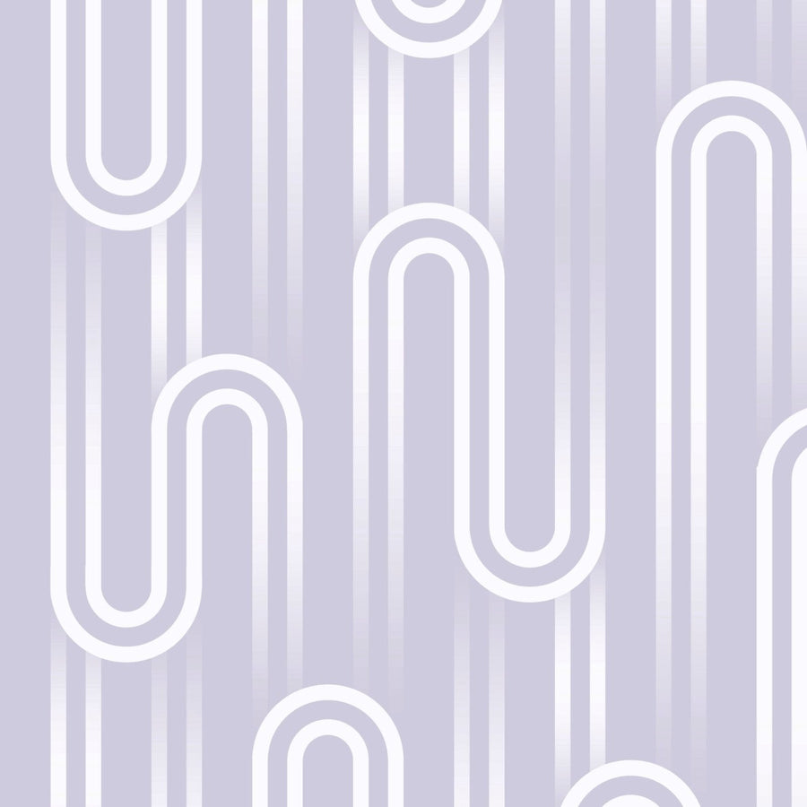  - Envy Ups and Downs Lavender Wallpaper - 118731 - Decor Warehouse