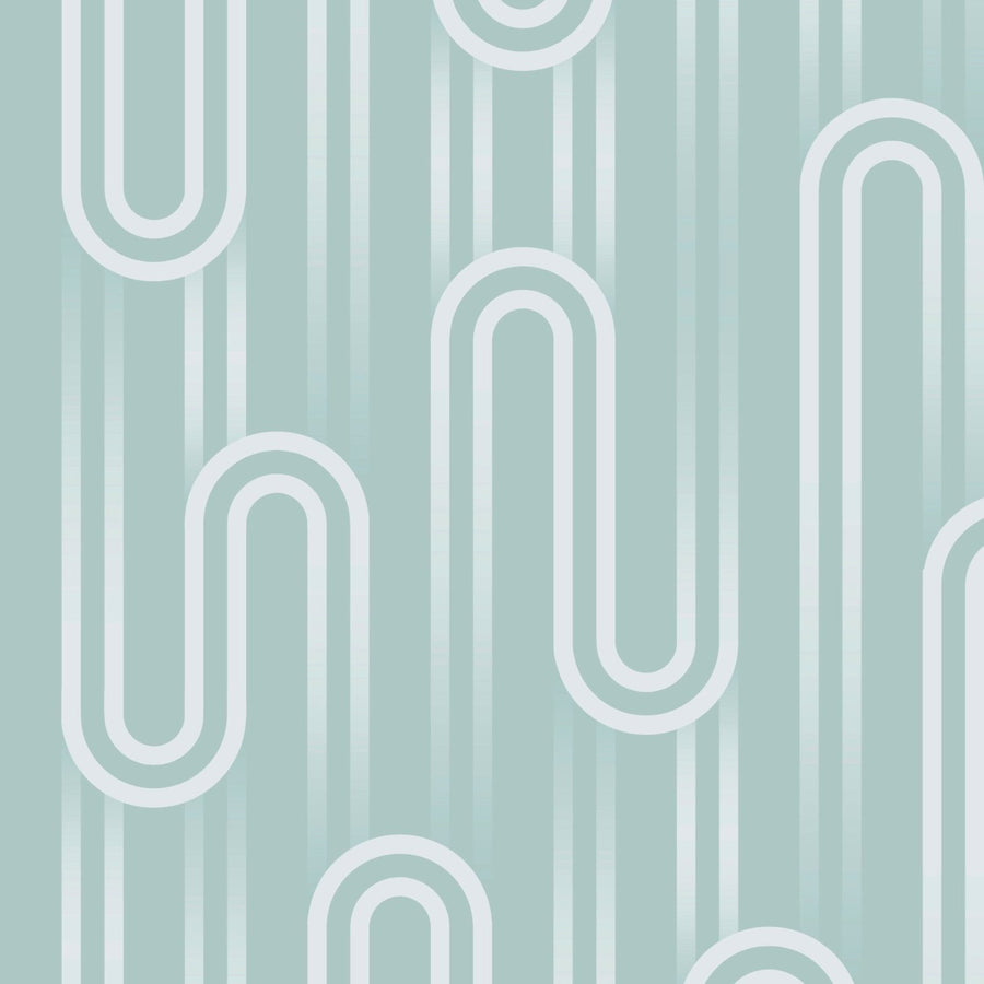  - Envy Ups and Downs Pistachio Wallpaper - 118730 - Decor Warehouse