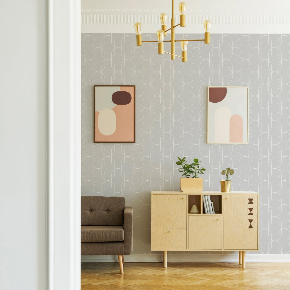  - Eternity Grey Wallpaper - 119550 - Decor Warehouse