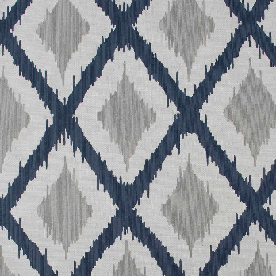  - Fresco IKAT Blue Wallpaper - 112159 - Decor Warehouse