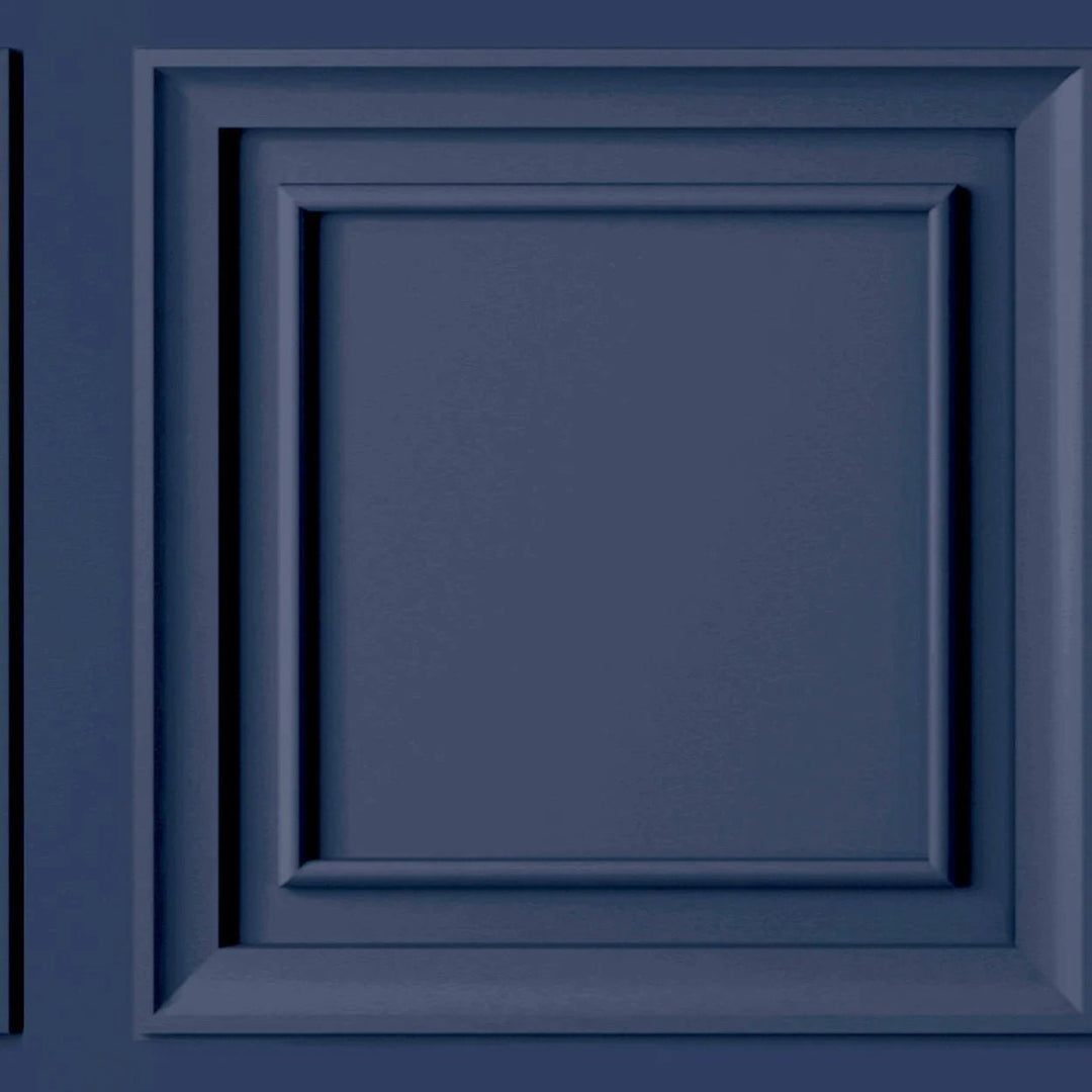  - Fresco Wood Panel Blueberry Wallpaper - 114861 - Decor Warehouse