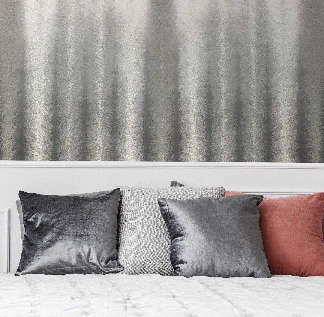 - Fur Silver Wallpaper - 106371 - Decor Warehouse