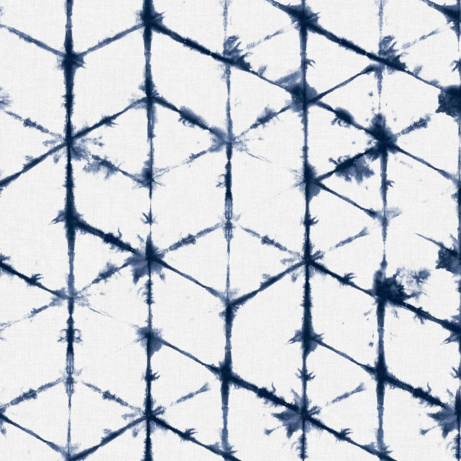 117720-Graham & Brown-Superfresco - Indigo Tie Dye White & Blue Wallpaper-Decor Warehouse