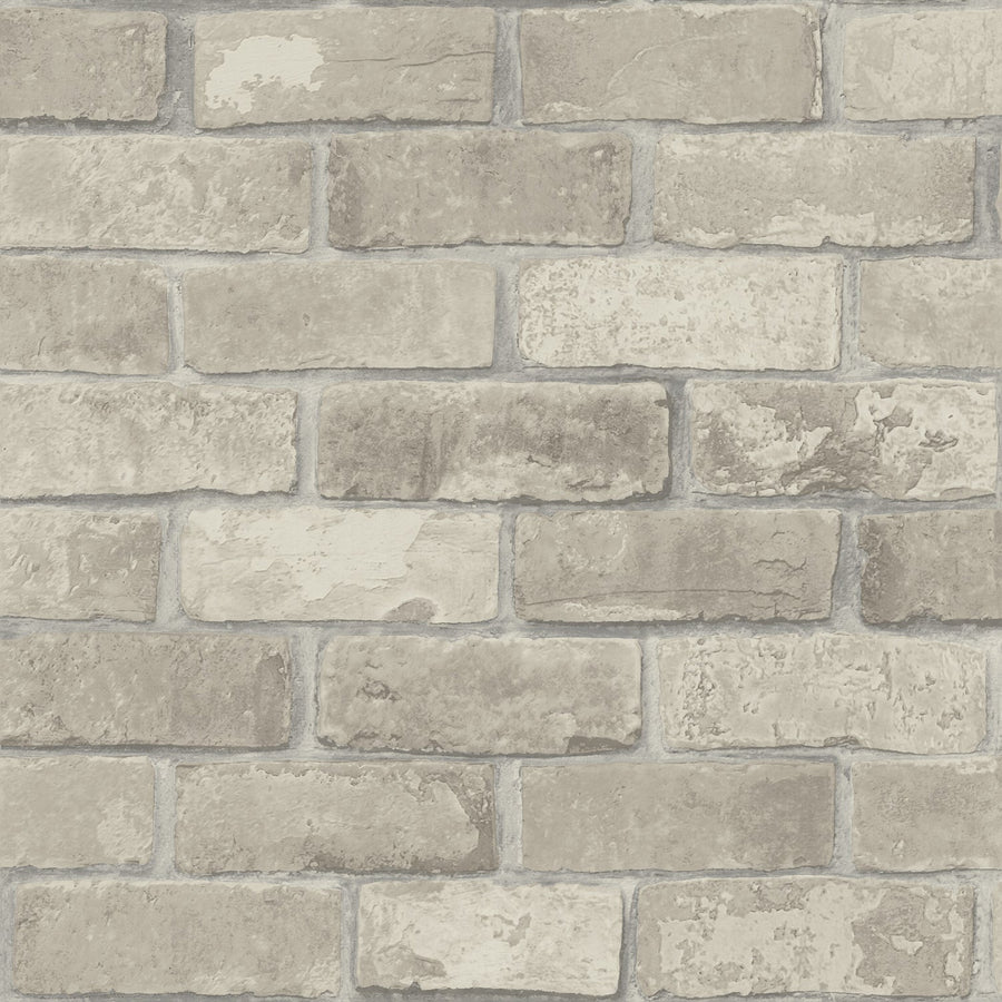  - Glitter Brick Natural Wallpaper - 9805 - Decor Warehouse