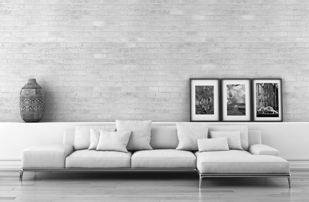  - Glitter Brick Silver Wallpaper - 9804 - Decor Warehouse