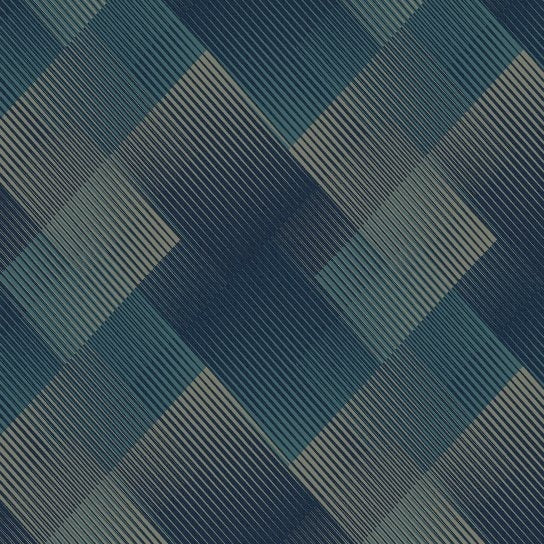  - Hoxton Teal & Gold Wallpaper - 5701 - Decor Warehouse
