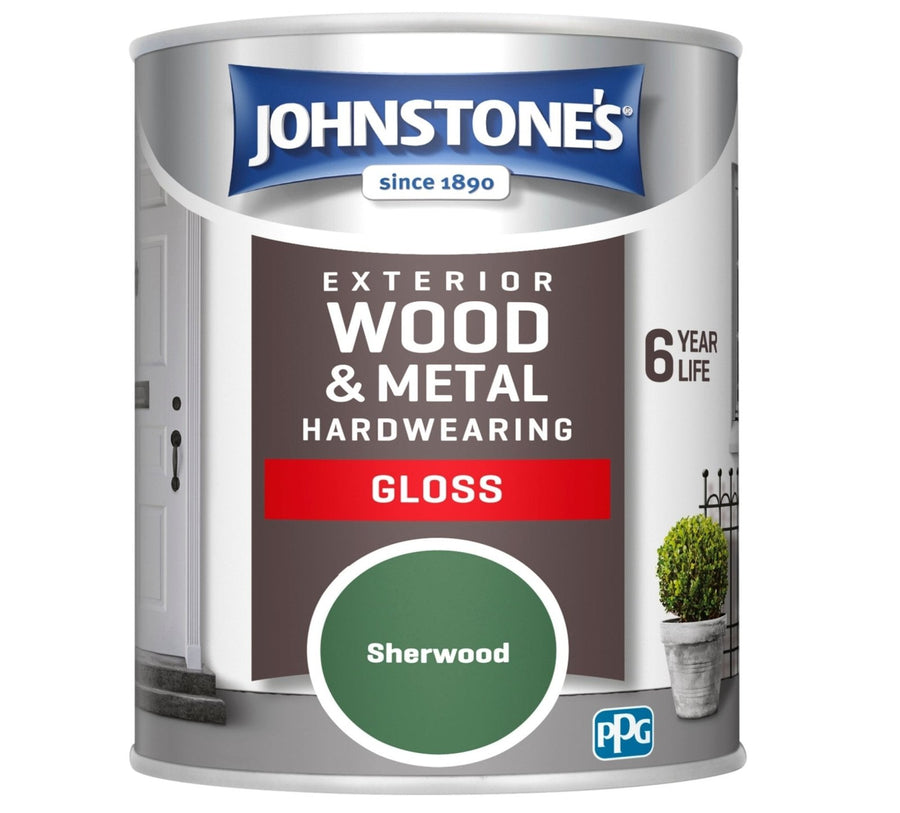 -Johnstone's-Johnstone's Exterior Hardwearing Gloss Paint - Sherwood - 750ml-Decor Warehouse