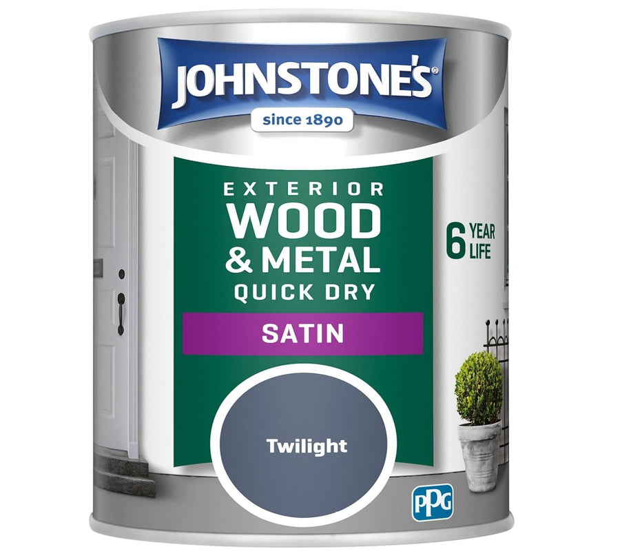 10817858-Johnstone's-Johnstone's Exterior Wood & Metal Quick Dry Satin Paint - Twilight -750ml-Decor Warehouse