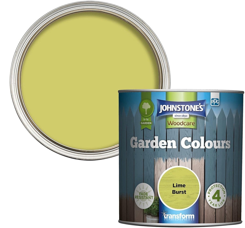 -Johnstone's-Johnstone's Garden Colours Exterior Wood Paint - Lime Burst 1L-Decor Warehouse