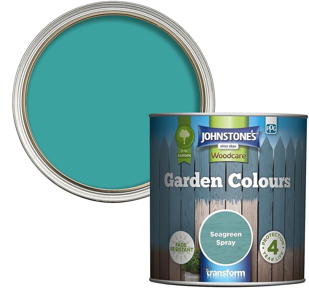 -Johnstone's-Johnstone's Garden Colours Exterior Wood Paint - Seagreen Spray 1L-Decor Warehouse