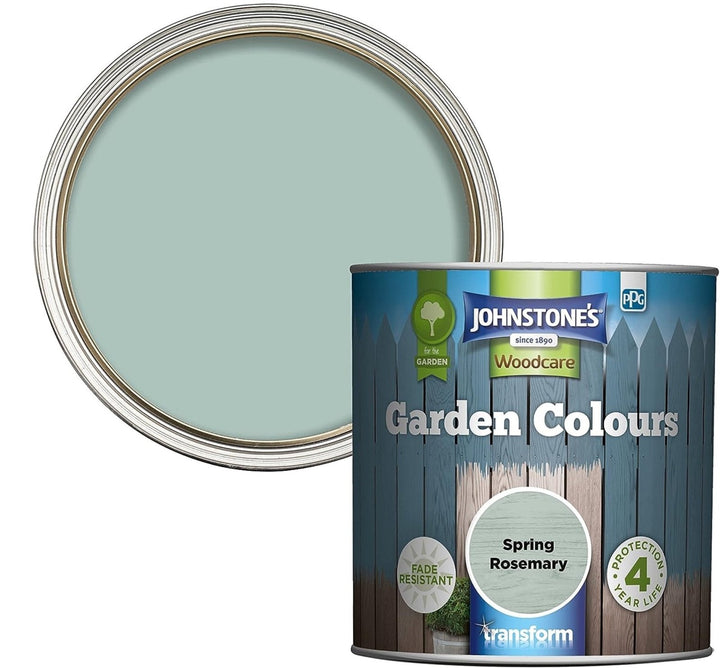 - Johnstone's Garden Colours Exterior Wood Paint - Spring Rosemary 1L - Decor Warehouse