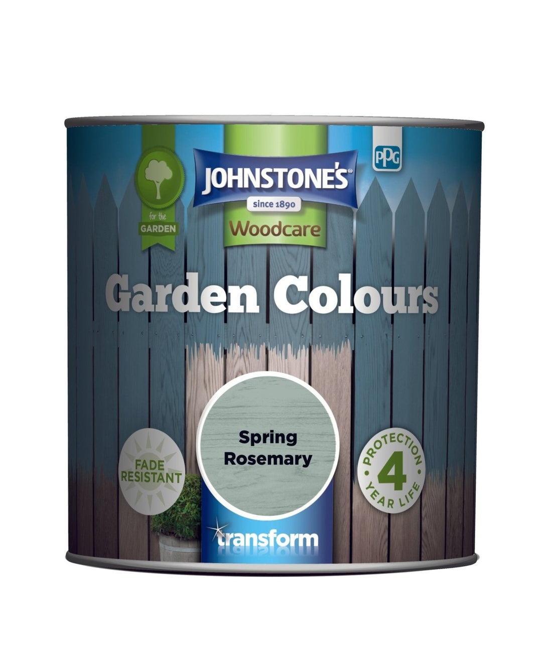 - Johnstone's Garden Colours Exterior Wood Paint - Spring Rosemary 1L - Decor Warehouse