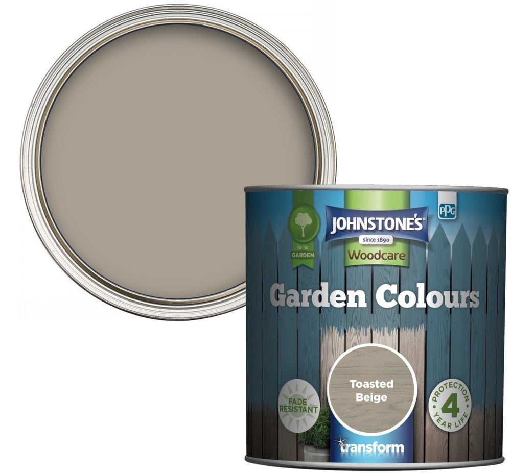 -Johnstone's-Johnstone's Garden Colours Exterior Wood Paint - Toasted Beige 1L-Decor Warehouse