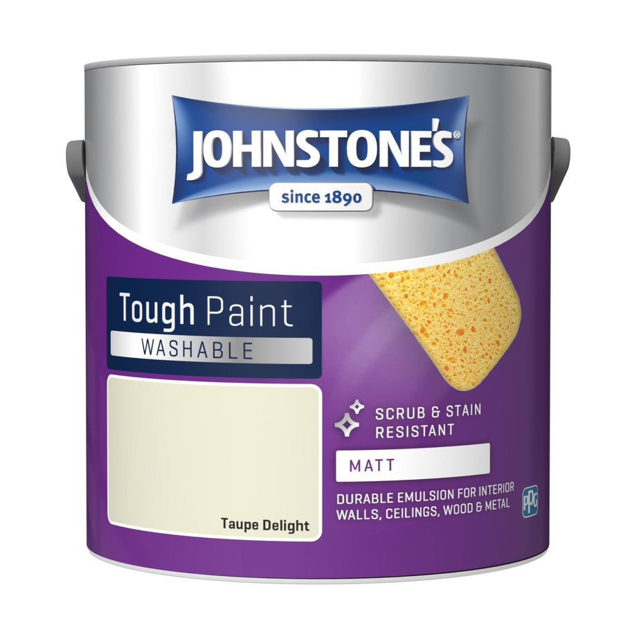 11307019-Johnstone's-Johnstone's Interior Washable Matt Paint - Taupe Delight 2.5L-Decor Warehouse