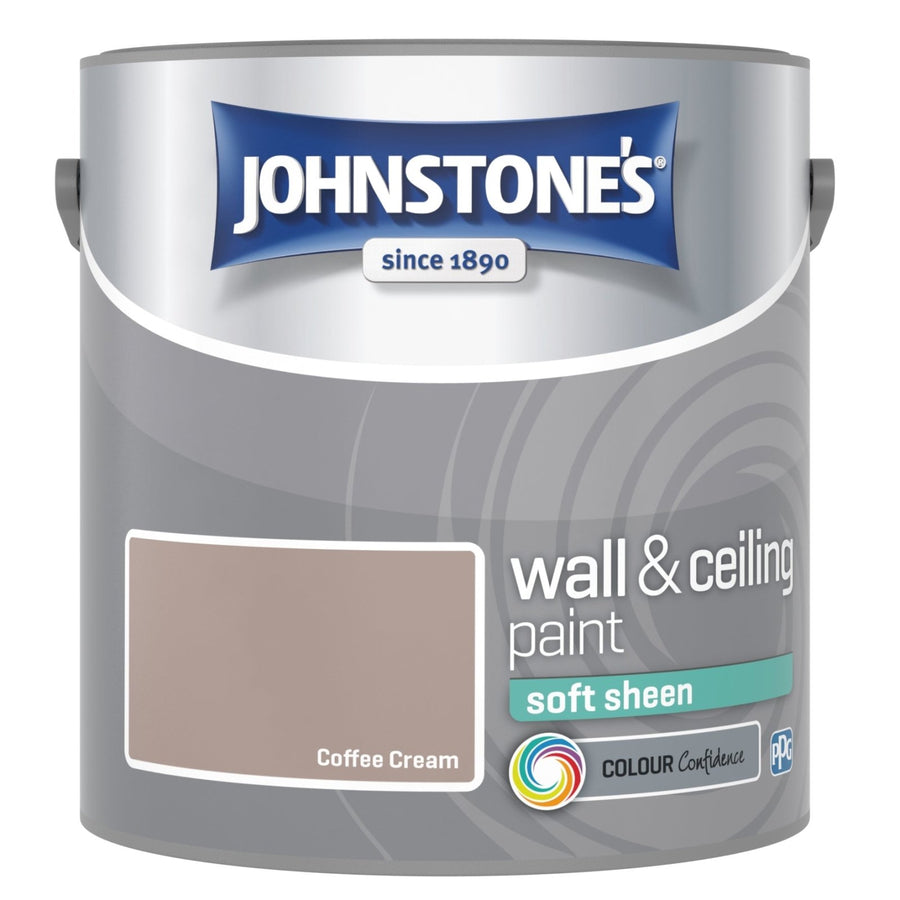 11076270-Johnstone's-Johnstone's Wall and Ceiling Soft Sheen Paint - Coffee Cream - 2.5L-Decor Warehouse