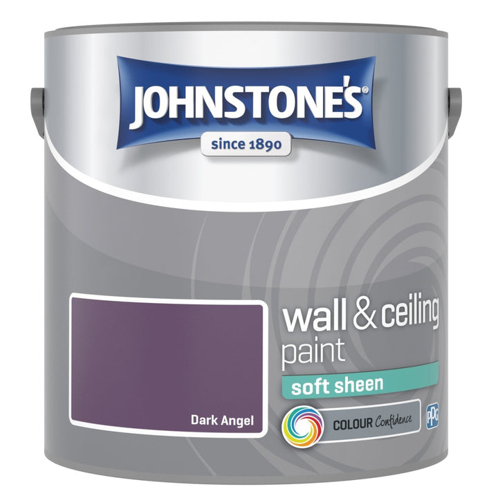  - Johnstone's Wall and Ceiling Soft Sheen Paint - Dark Angel - 2.5L - 11040297 - Decor Warehouse