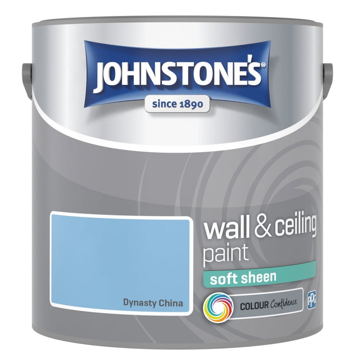  - Johnstone's Wall and Ceiling Soft Sheen Paint - Dynasty China - 2.5L - 11193539 - Decor Warehouse