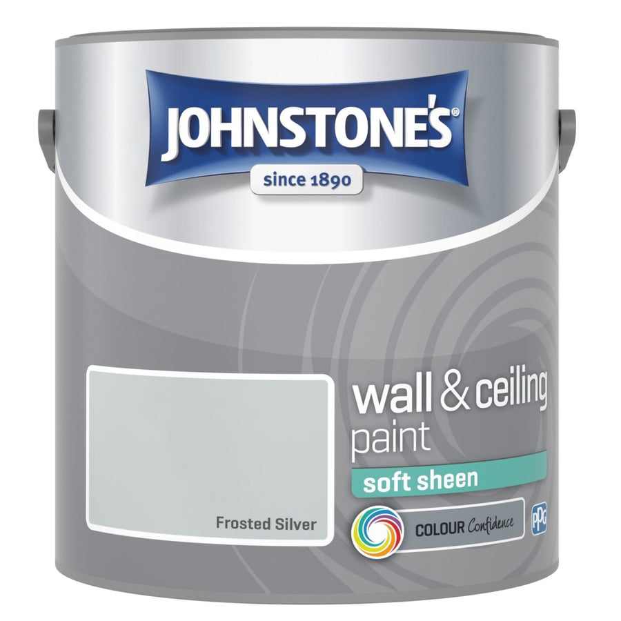 11245980-Johnstone's-Johnstone's Wall and Ceiling Soft Sheen Paint - Frosted Silver - 2.5L-Decor Warehouse