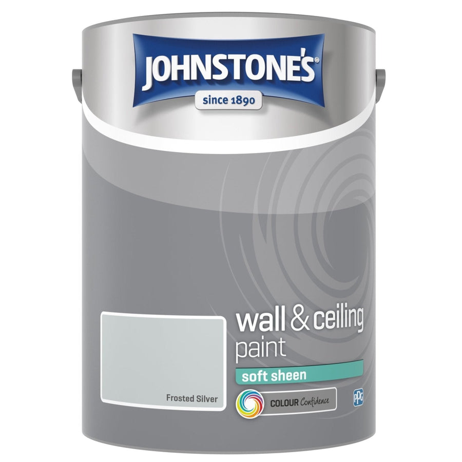 11278868-Johnstone's-Johnstone's Wall and Ceiling Soft Sheen Paint - Frosted Silver - 5L-Decor Warehouse