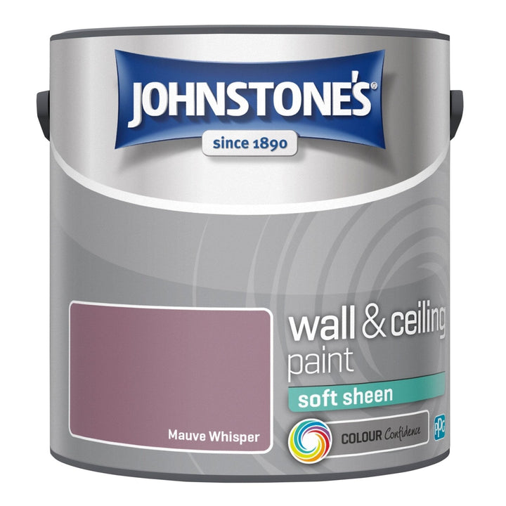 - Johnstone's Wall and Ceiling Soft Sheen Paint - Mauve Whisper - 2.5L - 1225020 - Decor Warehouse