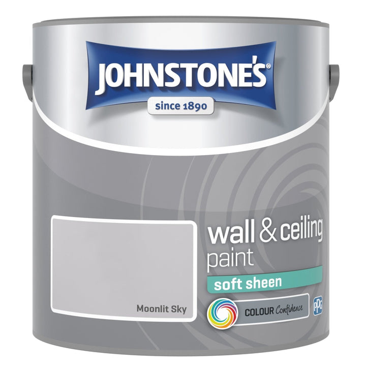  - Johnstone's Wall and Ceiling Soft Sheen Paint - Moonlit Sky - 2.5L - 11281826 - Decor Warehouse
