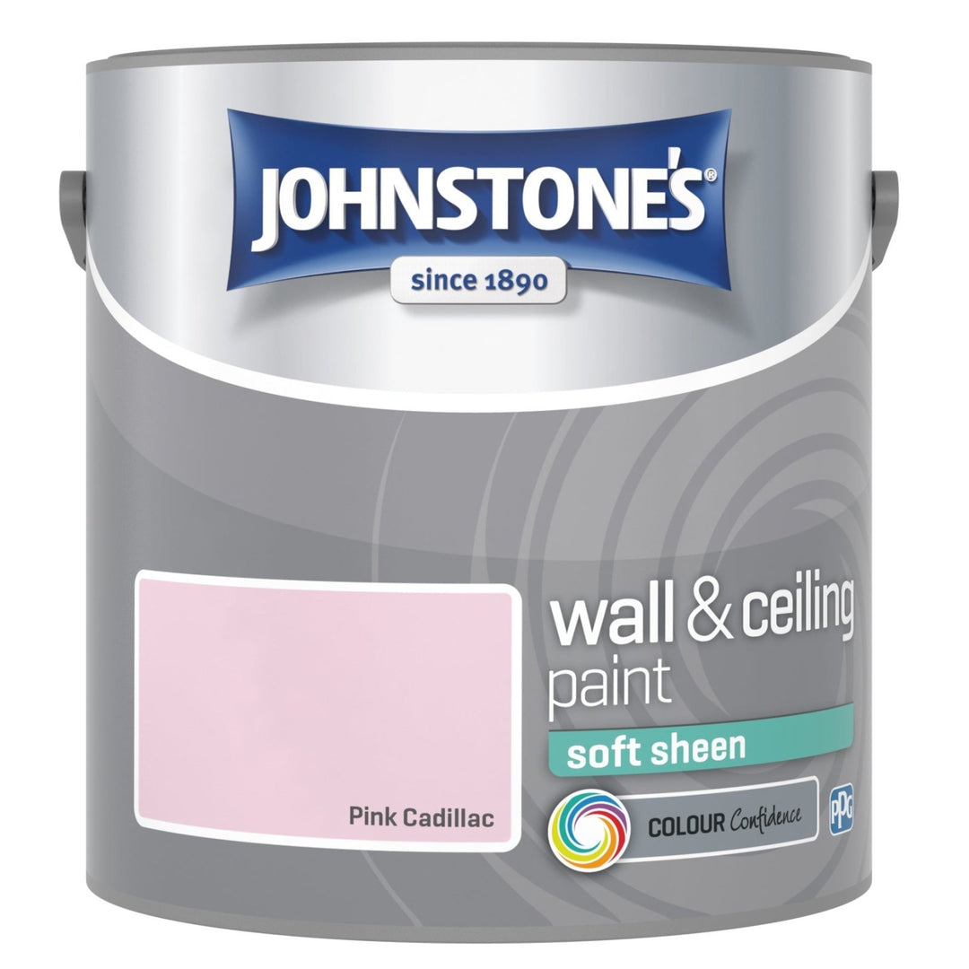  - Johnstone's Wall and Ceiling Soft Sheen Paint - Pink Cadillac - 2.5L - 10871245 - Decor Warehouse