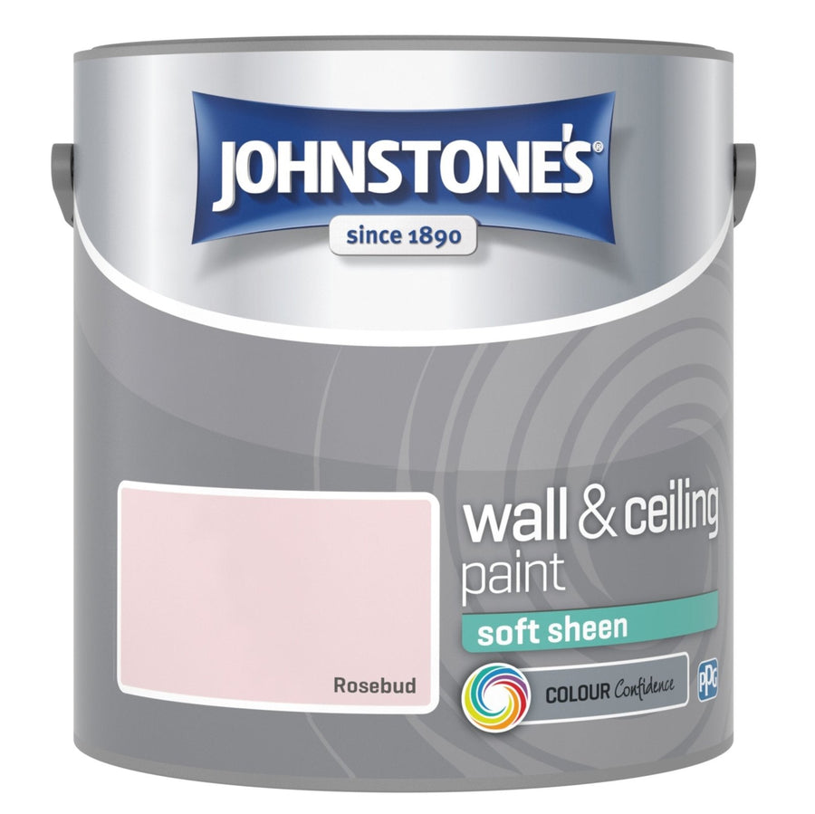 -Johnstone's-Johnstone's Wall and Ceiling Soft Sheen Paint - Rosebud - 2.5L-Decor Warehouse