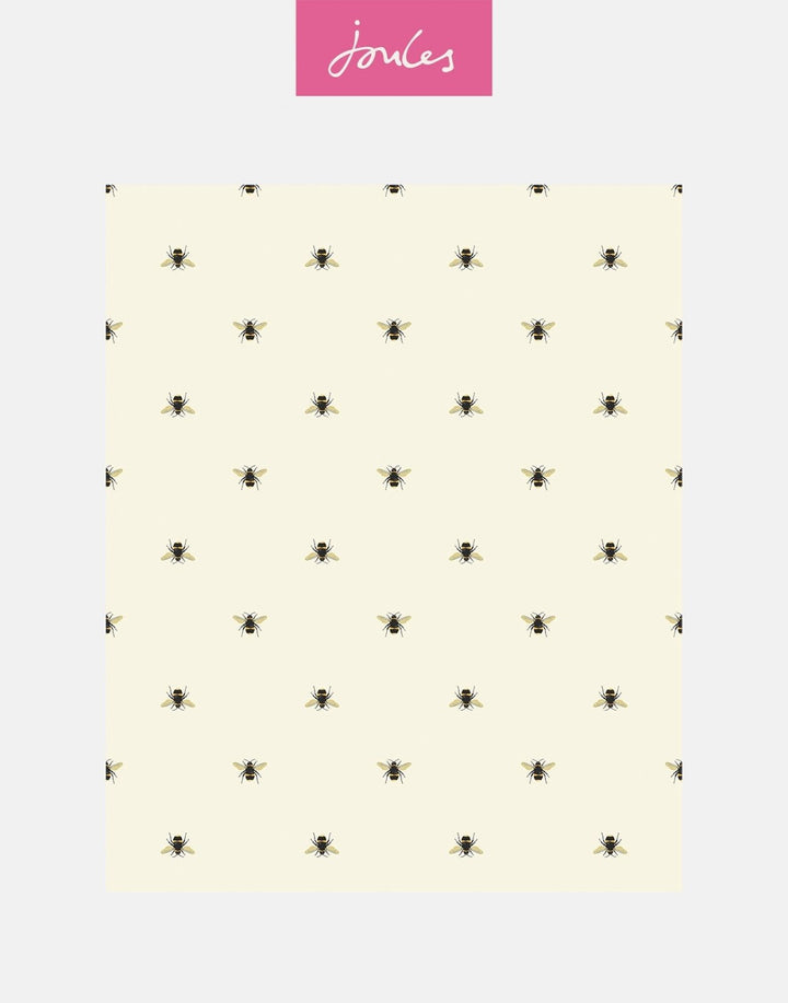 - Joules Botanical Bee Creme Wallpaper - 118544 - Decor Warehouse