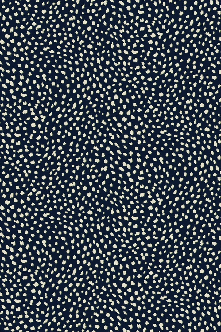  - Joules Guinea Spot French Navy Wallpaper - 118567 - Decor Warehouse
