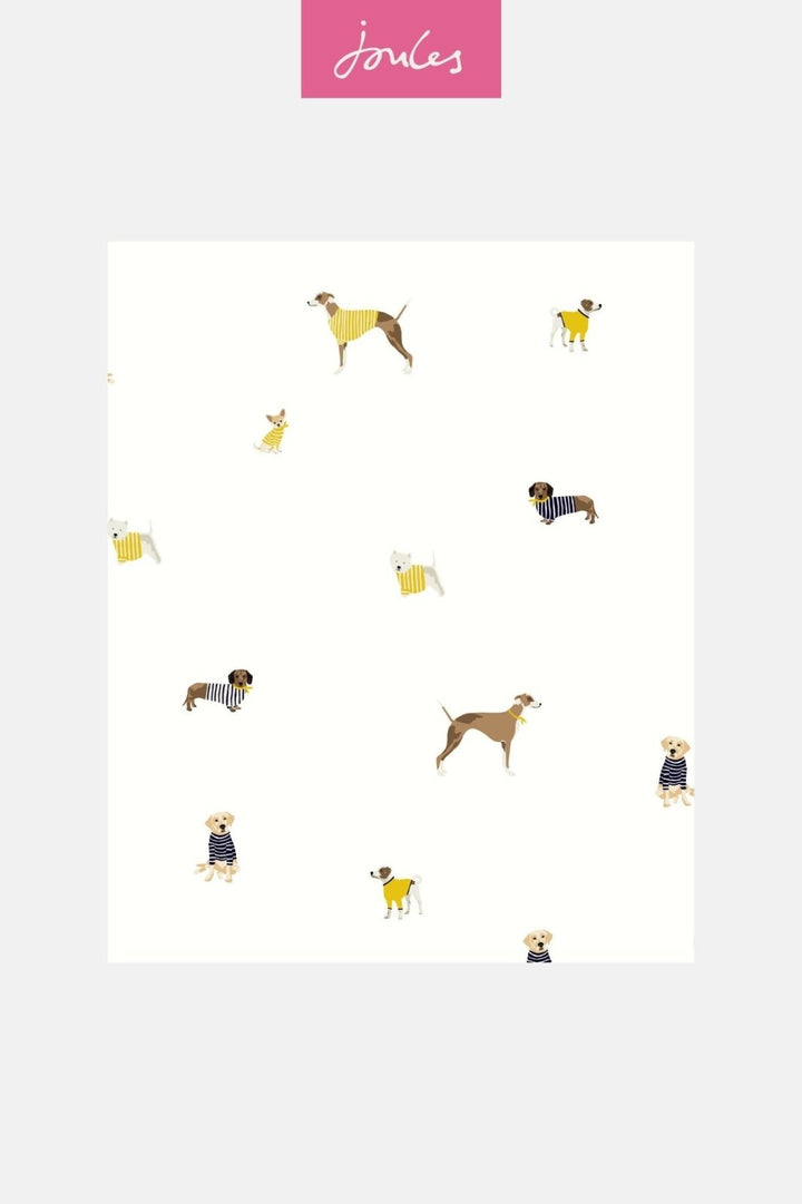 118560-Graham & Brown-Joules - Harbour dogs CreÃÄme Wallpaper-Decor Warehouse