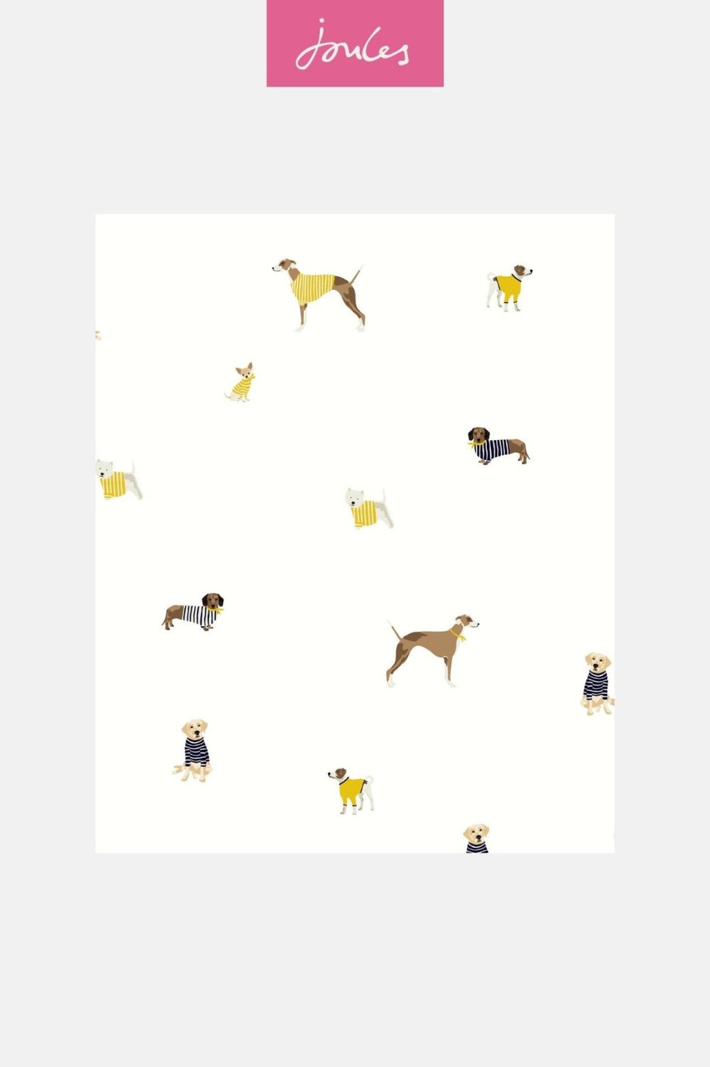 118560-Graham & Brown-Joules - Harbour dogs Crème Wallpaper-Decor Warehouse