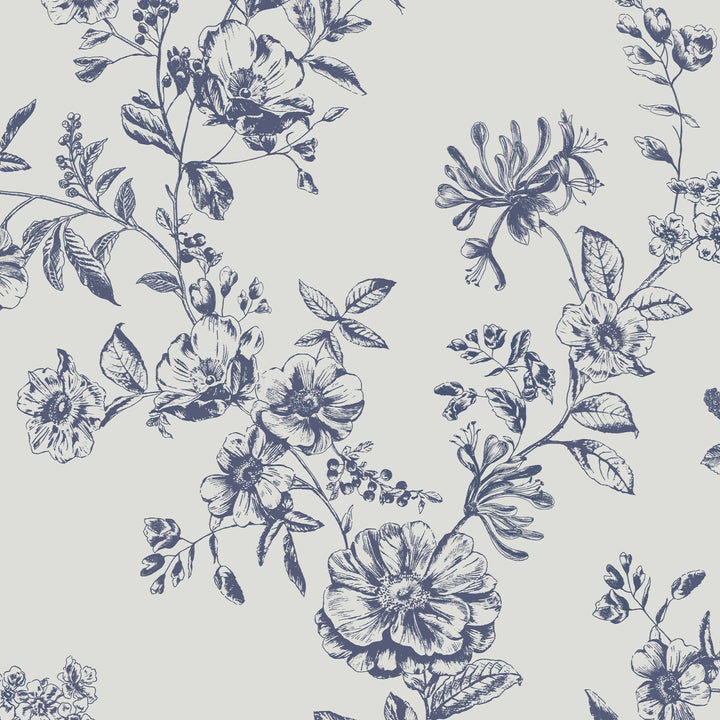  - Joules Honey Floral Creme Wallpaper - 120866 - Decor Warehouse