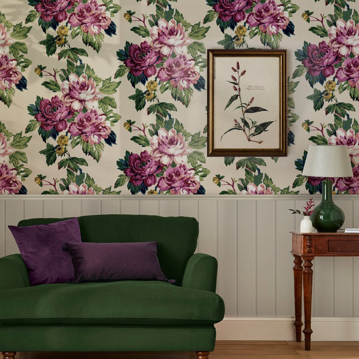 120870-Graham & Brown-Joules - Invite Floral Creme Wallpaper-Decor Warehouse