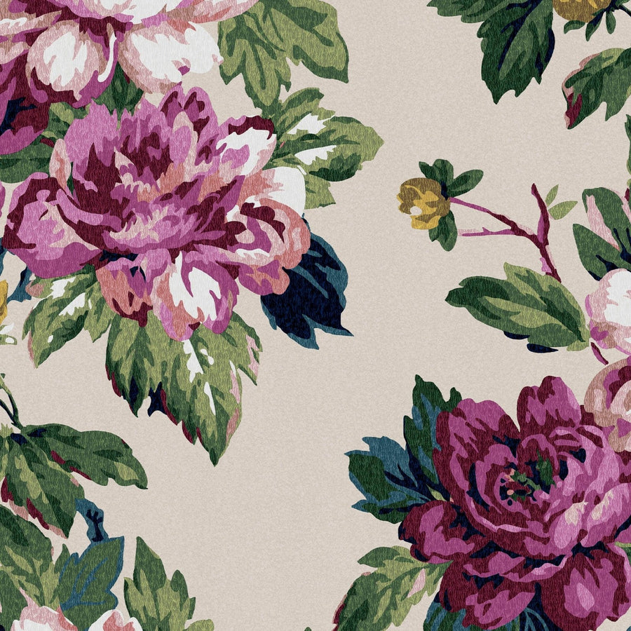 120870-Graham & Brown-Joules - Invite Floral Creme Wallpaper-Decor Warehouse