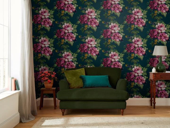 118571-Graham & Brown-Joules - Invite Floral Wallpaper-Decor Warehouse