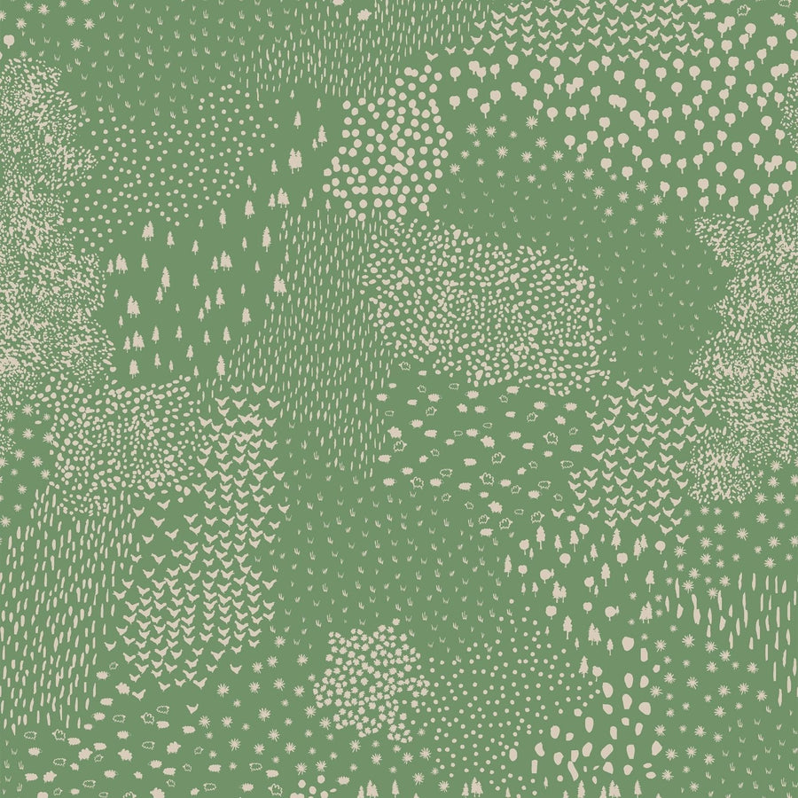 120869-Graham & Brown-Joules - mono farm green wallpaper-Decor Warehouse