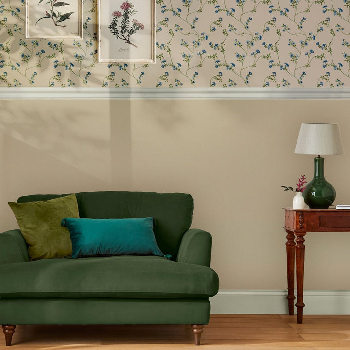  - Joules Plain Beige Wallpaper - 120887 - Decor Warehouse